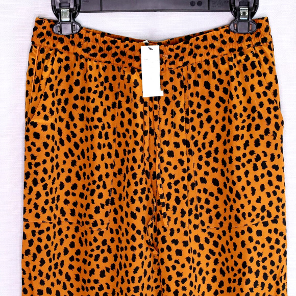 Joie Pants Womens Small Animal Print Pull On Lounge Wear Mob Wife Pockets New - Picture 7 of 14